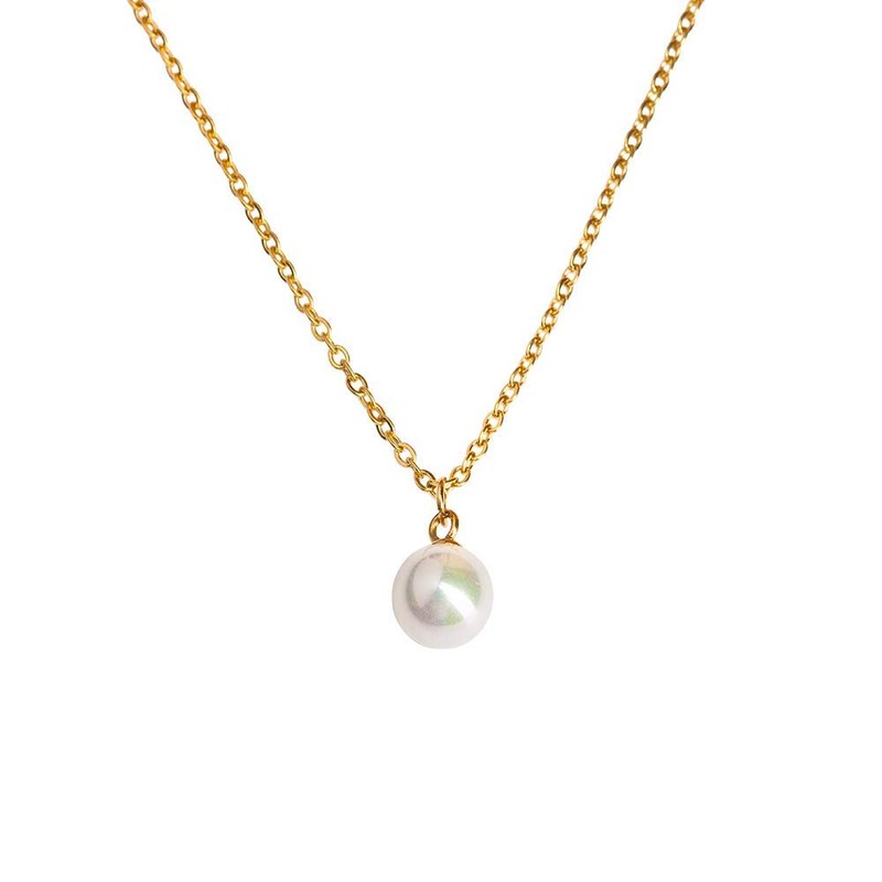 LuckyLy Set Juego de Joyería para Mujer con Perlas Naturales,