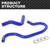 CRODESSIGN Upper Lower Radiator Coolant Hose Compatible with Chevy Silverado