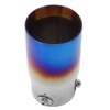 Exhaust Tip 3in Inlet 3.5in Outlet 6.4in Length Straight Edge