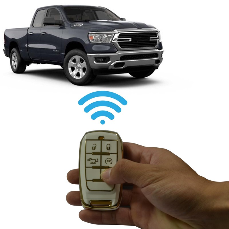 Tyifxom for RAM 1500, 2500, 3500, 4500, 5500 (2019-2025) Keychain