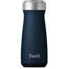 S'well Traveler Drinks Bottle, Azurite, 470ml. Vacuum-Insulated Travel Bottle Keeps