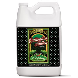 Fox Farm Cultivation Nation Cal-Mag Supplement - Formula with 3% Calcium & 1% Magnesium for Flowering & Fruiting, Ideal for Hydroponics, Soil, & All Growing Environment, NPK 4-0-0 (Gallon)