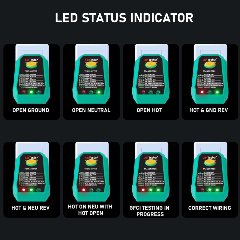 Xin Tester Digital AC Circuit Breaker Finder Tool with Integrated