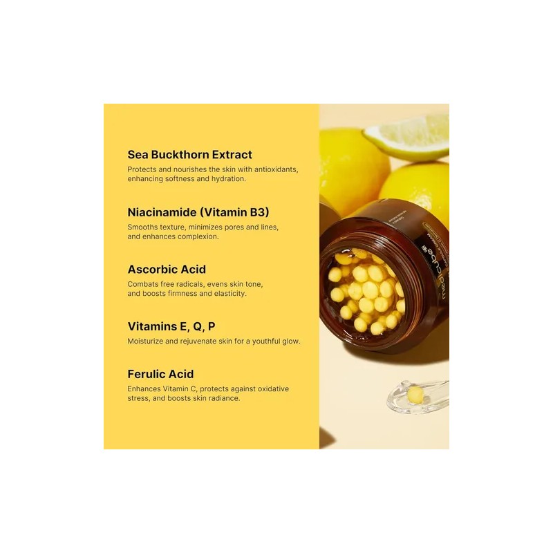 Hidratante Facial Medicube Deep Vitamin C Golden Capsule