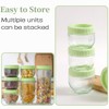 Orkim 6-Piece Cat Paw Shaped Storage Jars, Cute & Leak-Proof