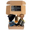 Moroccan Rituals Set: Exfoliating Black Soap & Bar with Blue