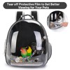 Bird Backpack Carrier, Travel Bird Cage for Small Medium Size