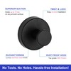 4PCS Bathroom Towel Hooks, Wall Mounted Coad Robe Clothes Hook,