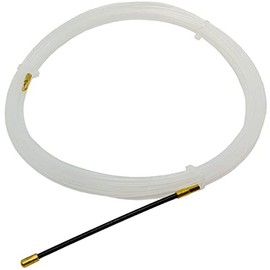 Lumonic Cable Retractable Aid 15 m with Guide Spring 3 mm I Retractable Spiral Made of Polyamide I Retractable Spring, Cable Retraction Tape for Electricians and Hobbyists