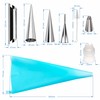 AMBESTAR Cream Horn Molds, 16 Pack 5 Inch Pastry Roll