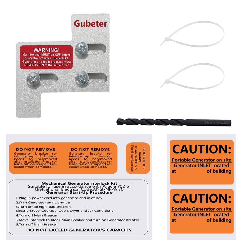 Generator Interlock Kit Compatible with General Electric GE 150 or