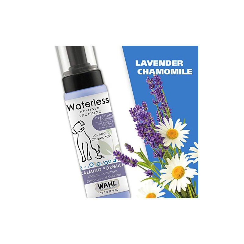 Wahl 100% Natural Pet No-Rinse Waterless Shampoo Lavender #820014