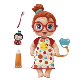 Baby Alive - Dottie Doodle Felices Sueños - Pelo Rojo - Set de muñeca bebé dormida - A Partir de 3 años