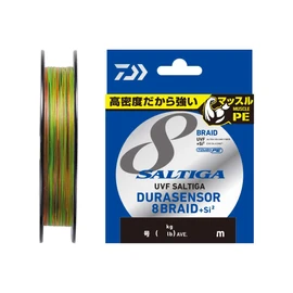 Daiwa PE Line UVF Saltiga Dura Sensor x 8 + Si2 No. 6, 437.4 yd. (400 m), Multicolor