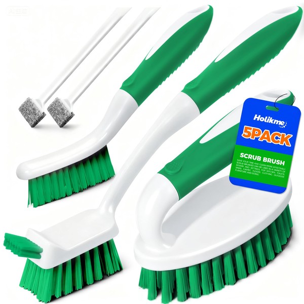 Holikme Cleaning Brush Set for Household Use, Scrub Brush, Kitchen