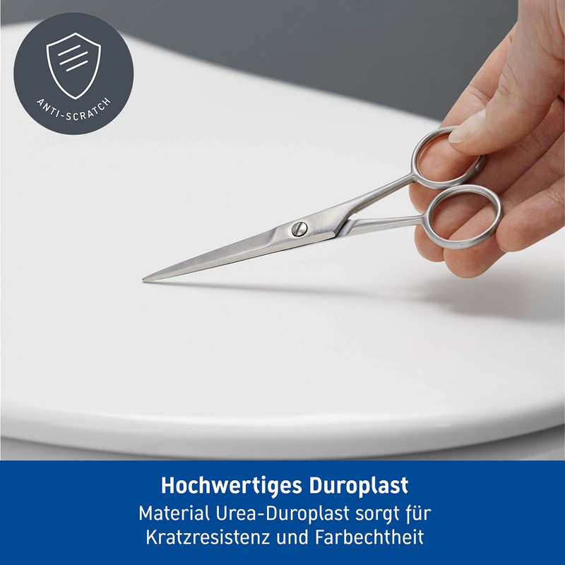 Duravit 0067390000 D-Code Toilet Seat and Cover, White Finish