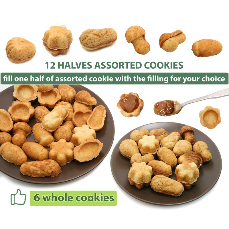 12 Cookie (assorted) Aluminum Marker assorted Russian Pastry Cookies Pastry