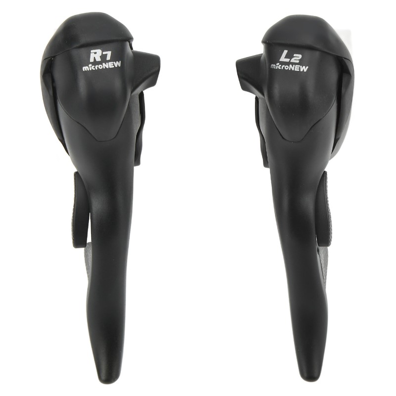 2Pcs 2x7 Speed Bike Shifter Brake Levers Aluminum Alloy PVC