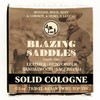 Bold, Western Leather & Gunpowder Scent Solid Cologne - Blazing