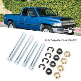 KIMISS Car Door Hinge Pin,Door Hinge Pin & Bushing Kit Fit for Ram Truck 1994-2001 55275064