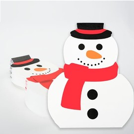 Cheerland 50pcs Snowman Napkins Winter Wonderland Party Napkins Xmas Disposable Snowman Tableware for Kids Birthday First Bday Baby Shower Christmas Holiday Table Decorations Supplies