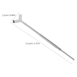 Healeved Stainless Steel Eyelash Separator Comb Portable Lash Curling Tool for Easy Application for Eyelash Extensions Makeup for Salon Home Use