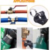 AKIHISA 180 PCS Single Ear Hose Clamps, 12 Sizes 5.3-33.1mm