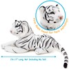 TigerHart Saphed The White Tiger - 17 Inch Stuffed Animal