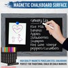 HBCY Creations Rustic Grey Magnetic Wall Chalkboard, Small Size 11"
