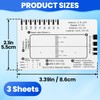 BEIQIYA 3pcs ECG 7 Step Ruler, Transparent EKG Calipers Ruler,