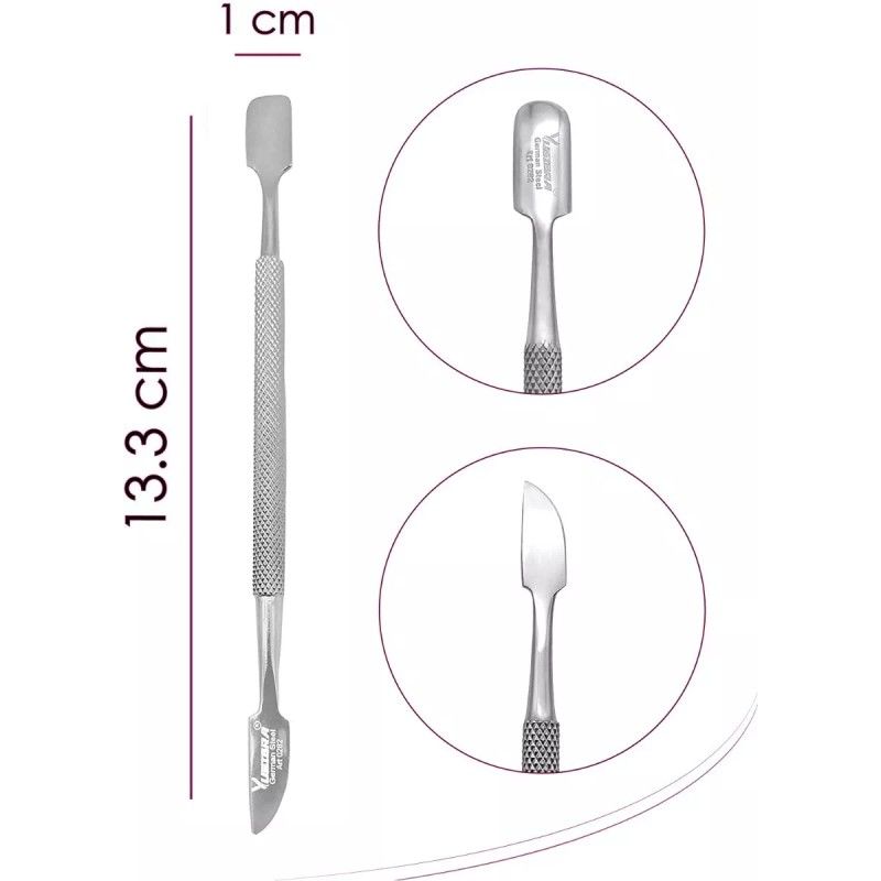 Yusibra Bisturi Empujador Para Uñas Manicure Acero Inoxidable