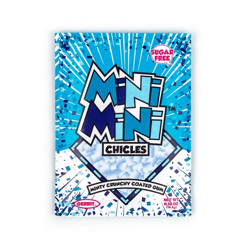 Gerrit’s Mini Mini Chicles, Sugar Free Mint Gum, 0.58 Ounce
