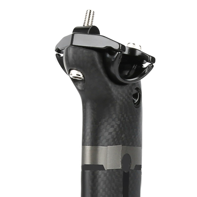 Carbon Fiber Bicycle Seatpost 27.2x400mm Folding Cycling Road Mountain Bike