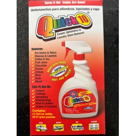 INSTAGONE QUICK10 - Multipurpose Stain Cleaner - Enzyme Cleaner for Carpet, Clothing, Upholstery & Pet Messes - Pre-Laundry Wash & Versatile Stain Remover
