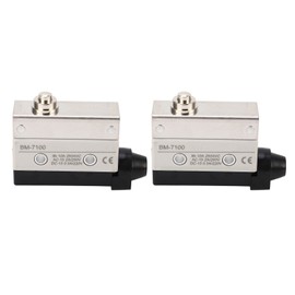 2 Pcs Micro Limit Switch 600OF 100RF 2PT 0.8OT 0.8MD 30.5OP NO NC Waterproof Micro Stroke Limit Switch 250VAC