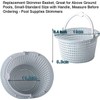 Poweka SPX1091C Skimmer Basket Compatible with Hayward Skimmers Automatic Handle