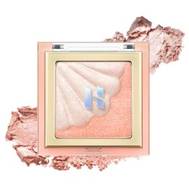 Holika Holika Shell Glow Highlighter 4.8g, 02 Perlibrie, 1 pc / 홀리카홀리카 쉘 글로우 하이라이터 4.8g, 02 펄리브리에, 1개