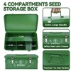 Kjyunk Seed Storage Box, Seed Storage Organizer with Garden String,