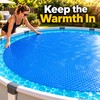 Sun2Solar 800 Series Round Blue Bubble Solar Pool Cover, Heat