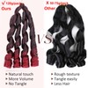 S-noilite French Curl Braiding Hair 24 inch 3 Pack Loose