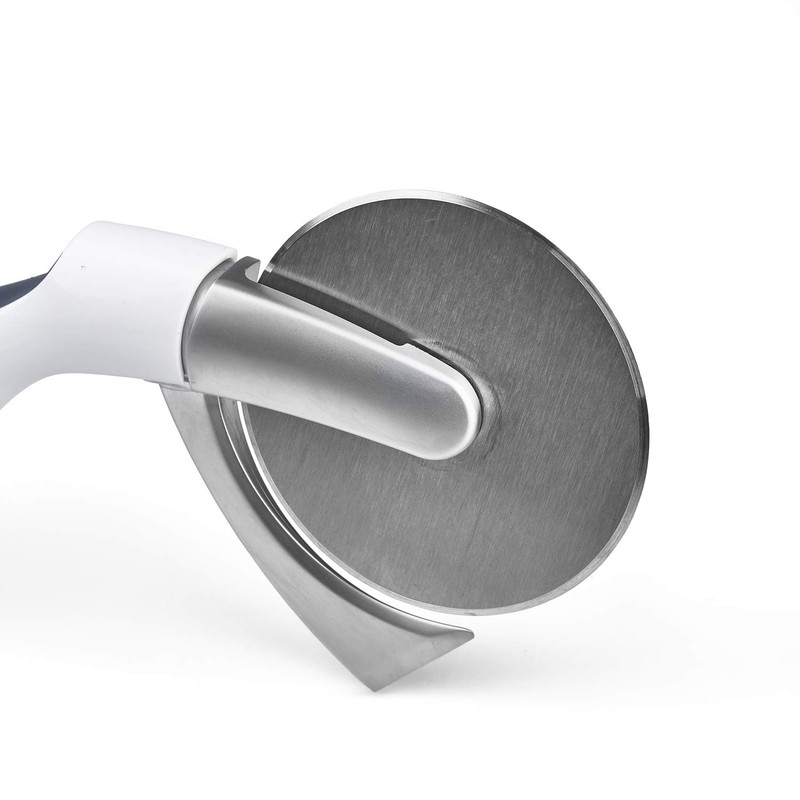 Zyliss E910029 Pizza Cutter Sharp Edge, Grey/White, Wheel Cutter for