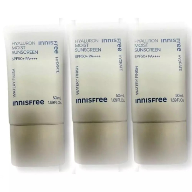 Innisfree 이니스프리 트루 히알루론 수분 선크림 50ml 3개 Innisfree True