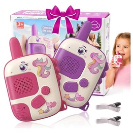 walkie talkie para niños,2 radios walkie talkie juguetes para niñas,radios de comunicacion largo alcance para Niños de 3 a 12,walkie talkie largo alca