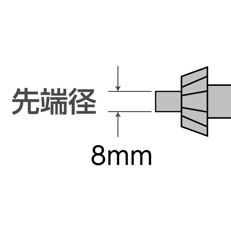 Shinwa Sokutei Chuck Handle E 0.5 inch (13 mm) 78593