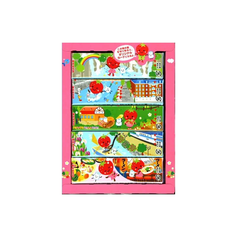 [Mikakuto] Kyushu Limited Puccho Amaou Strawberries, 5 Bottles x 2