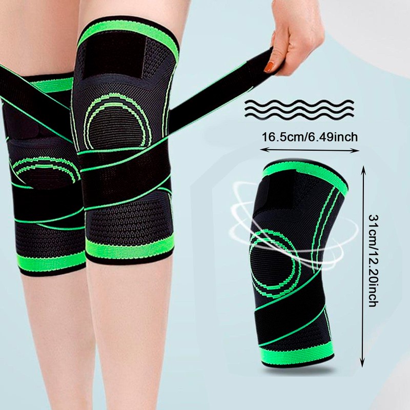 AYNKH Knee Support Brace 2 Pack Adjustable for Men Women