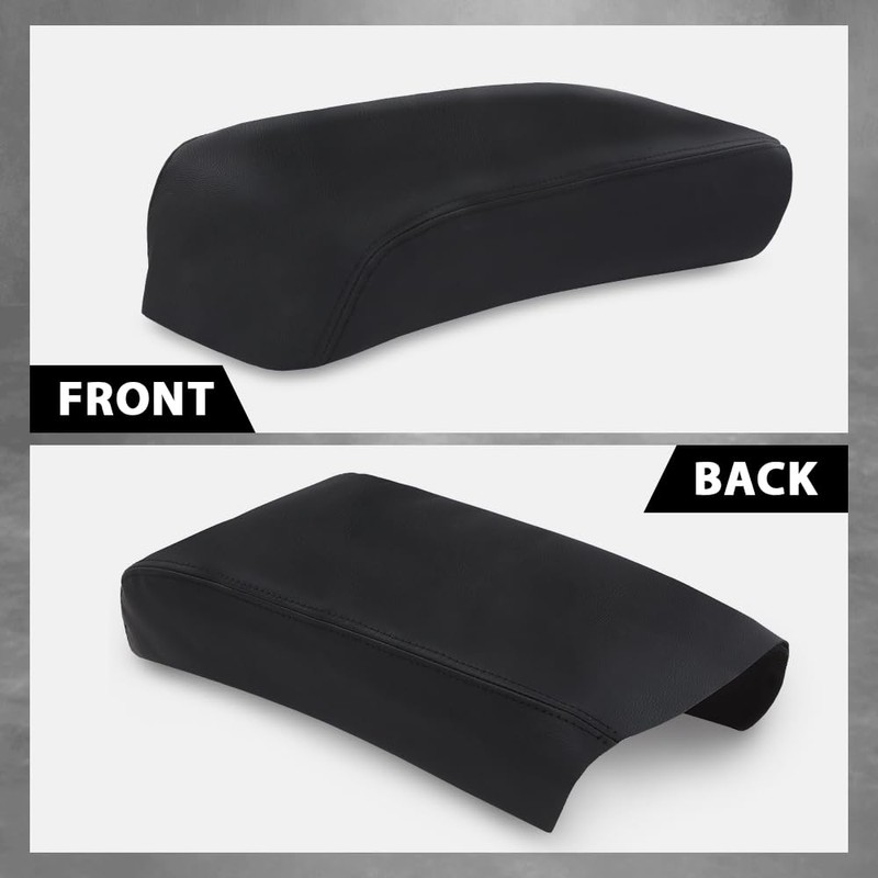 ALLGOOD Leather Console Lid Armrest Cover, Compatible with Ford Explorer