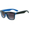 Two Tone (Black-Blue) Sunglasses Smoke Lens Retro’80 for Men