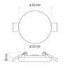 EMOS LED Panel Recessed Light 13 W, Extra Flat 1180
