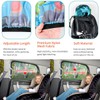 MOVINPE Car Window Shade for Baby, 2-Pack Breathable Mesh Rear